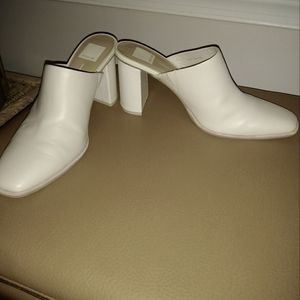 Dolce Vita cream mules like new